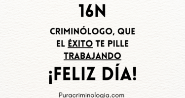 Día del Criminólogo